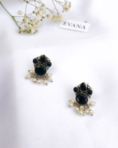 Riana Studs Black