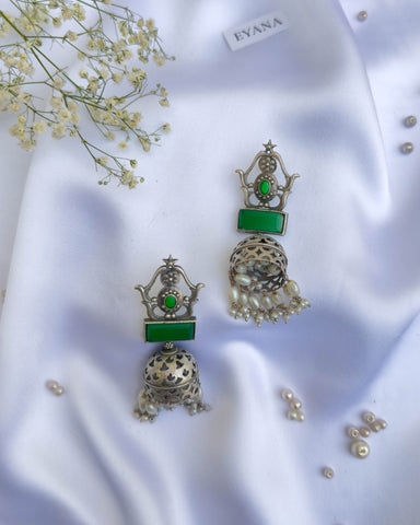 Hiana Earrings Green