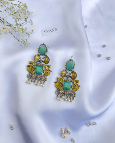 Kiana Earrings Sea Green