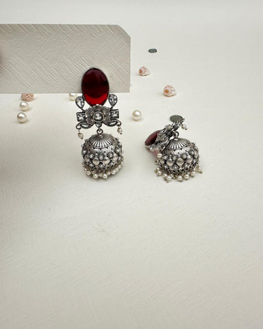 Salena Earrings Red