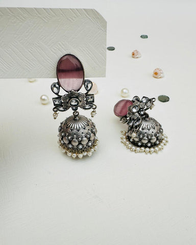 Salena Earrings Pink