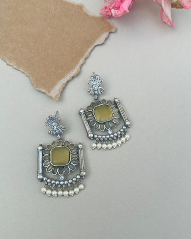 Diana Earrings Yellow