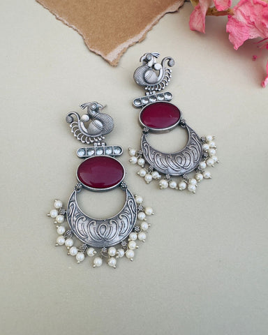 Ciana Earrings Mehroon