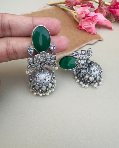 Salena Earrings Green