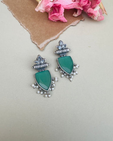 Iiana Earrings Aqua