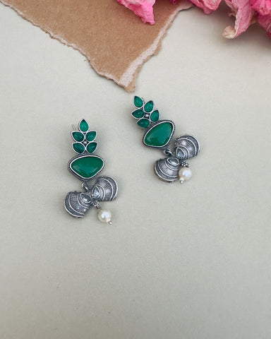 Rivana Earrings Green