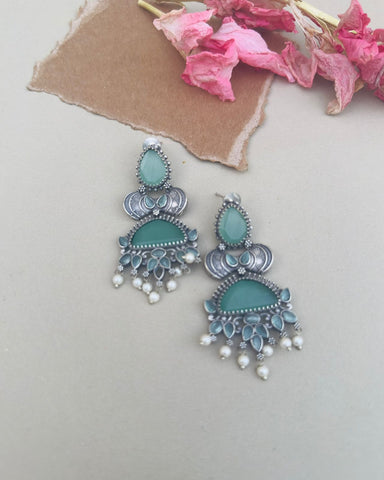 Jiana Earrings Sea Green