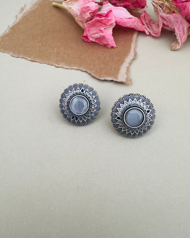 Biana Studs Gray