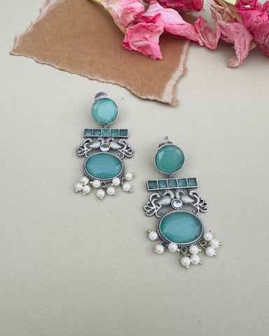 Aiana Earrings Aqua