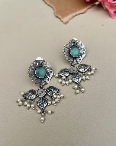 Rliya  Earrings Aqua